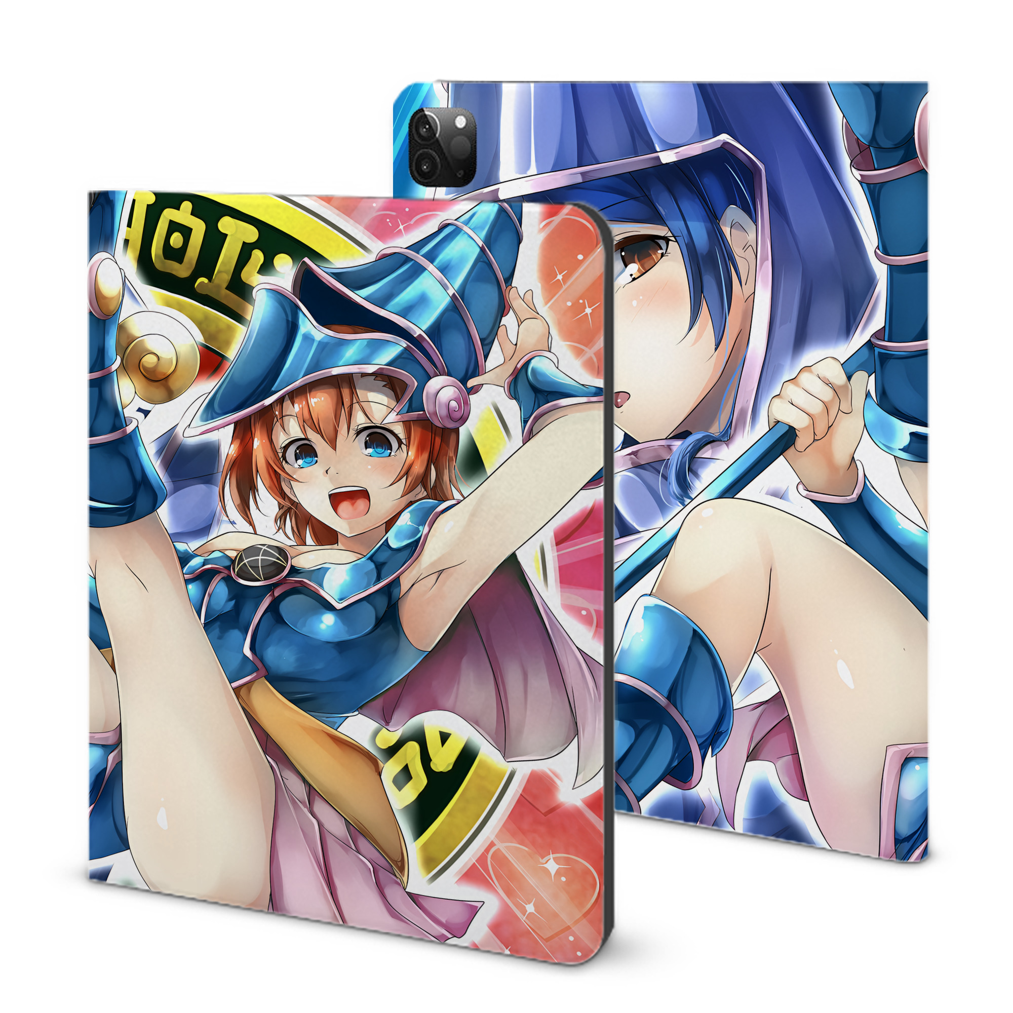（画像用） 遊☆戯☆王 Yu-Gi-Oh! IPadケース ペンホルダー付き ブックスタイルデザイン
